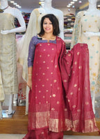 PREMIUM  SOFT RUSSIAN SILK SALWAR SUITS @1295/- N2791