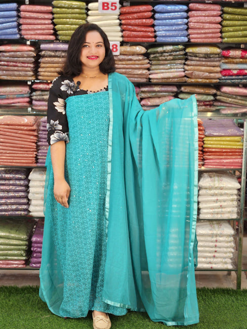 BUDGETED GEORGETTE SCHIFILI @699/- N2724