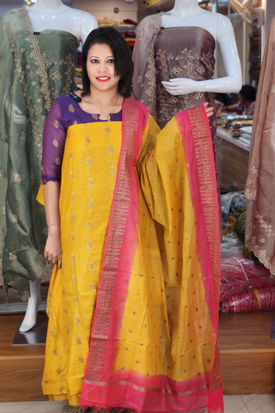 SUMMER SPECIAL LIGHT WEIGHT MUL CHANDERI SALWAR SUITS @1495/- N2647