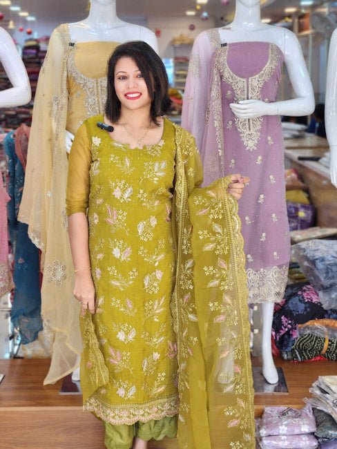 NEW ARRIVED FLUTE SILK SALWAR SUITS @1780/- N2636