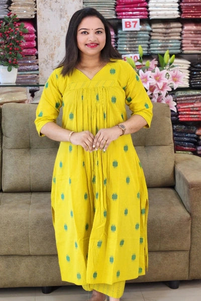CASUAL WEAR COTTON HANDLOOM READY TO WEAR SETS N2481