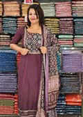 BUDGETED SEMI SILK SALWAR SUITS @645/-  N2626