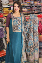 BUDGETED SEMI SILK SALWAR SUITS @645/-  N2626