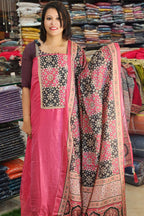 BUDGETED SEMI SILK SALWAR SUITS @645/-  N2626