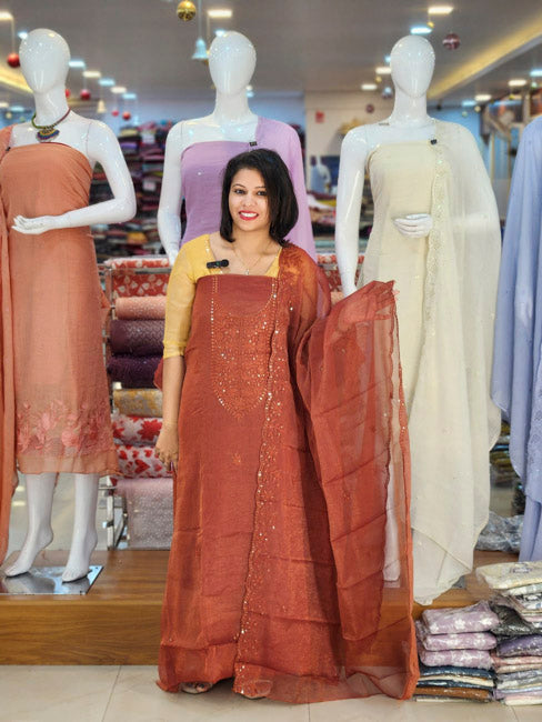 PREMIUM VAARI CRUSH SALWAR SUITS @1140/-  N2701