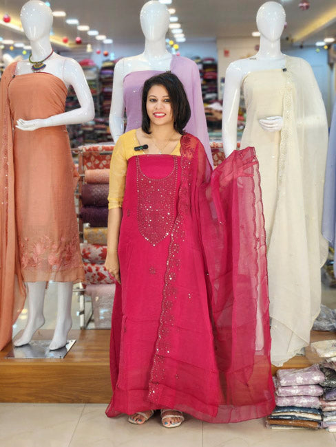 PREMIUM VAARI CRUSH SALWAR SUITS @1140/-  N2701