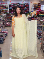 STYLISH SCHIFILI EMBROIDARY WORKED GEORGETE SUITS @999/- N2657