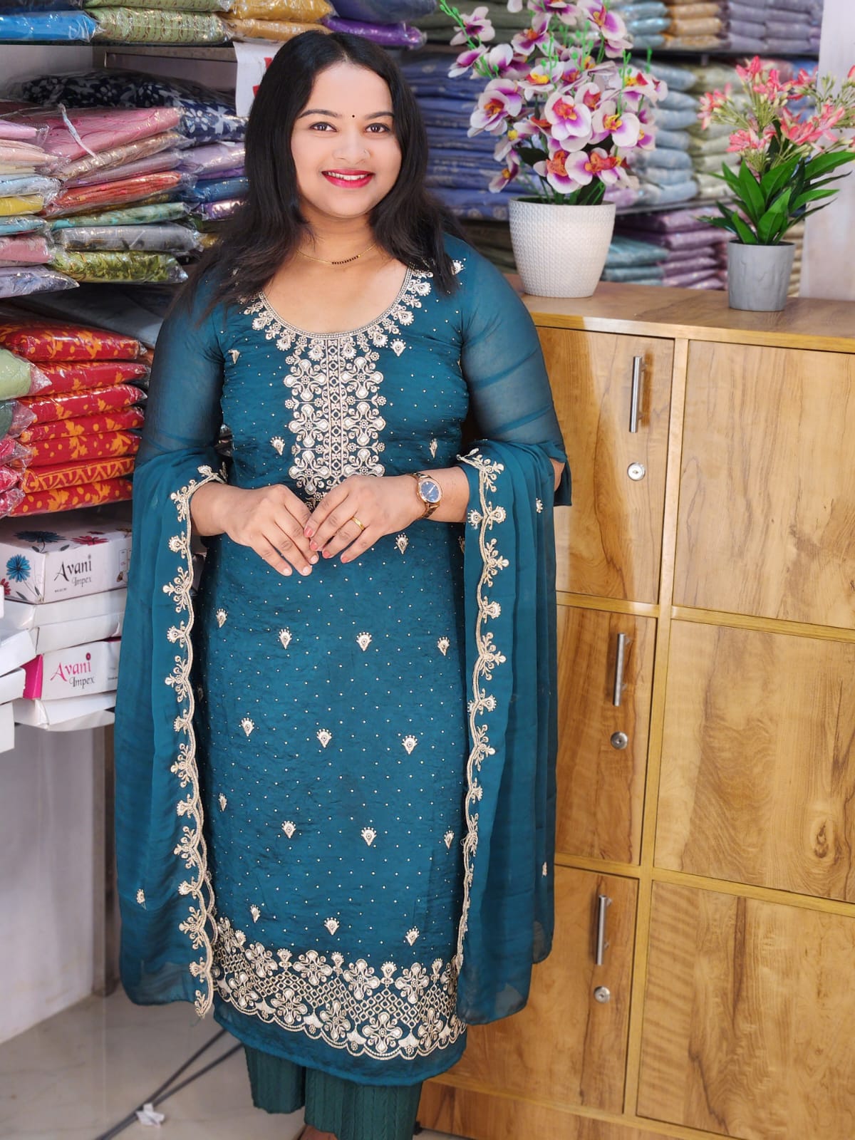 PREMIUM PARTYWEAR SALWAR SUITS @1295/- N2639
