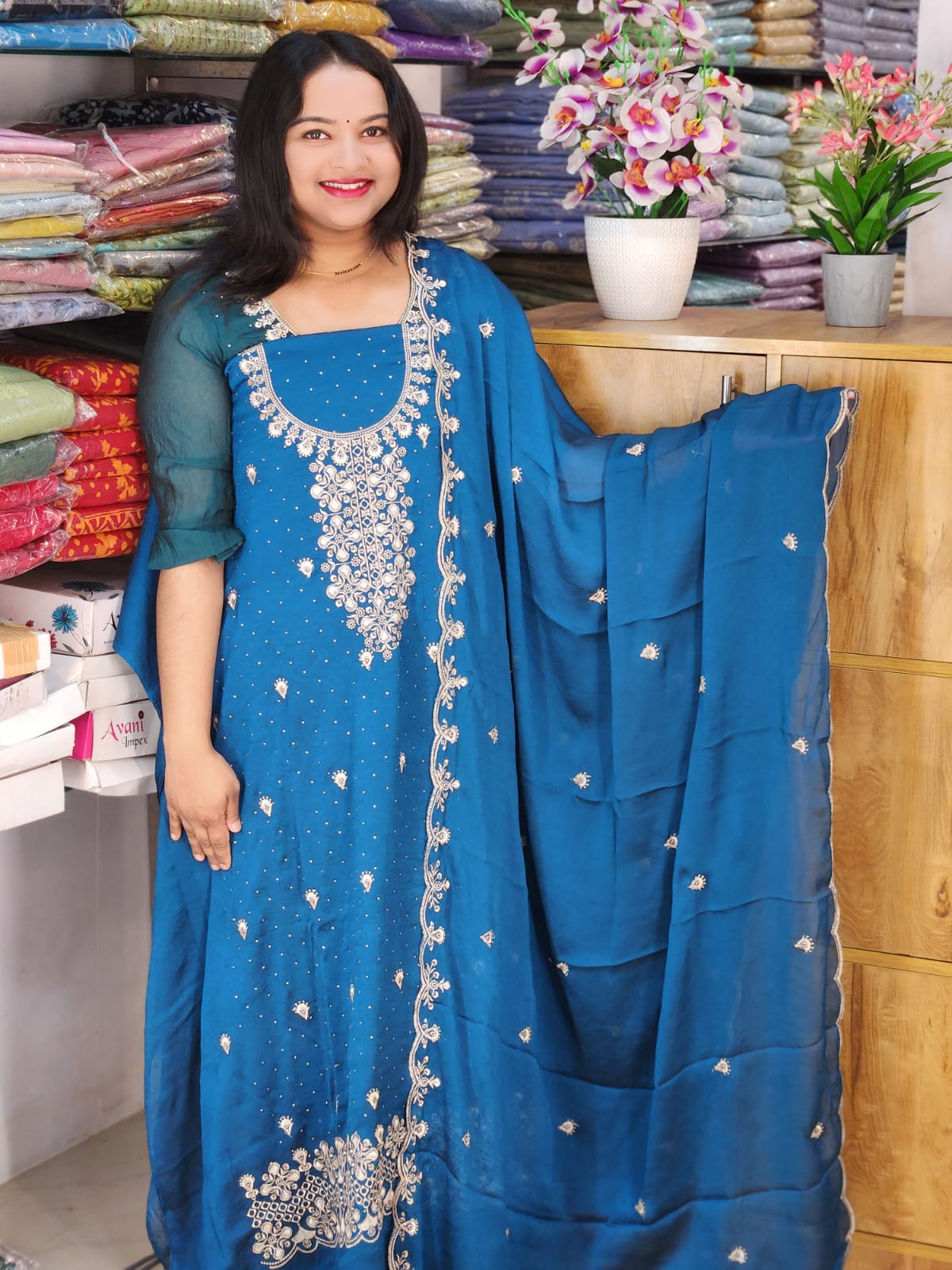 PREMIUM PARTYWEAR SALWAR SUITS @1295/- N2639