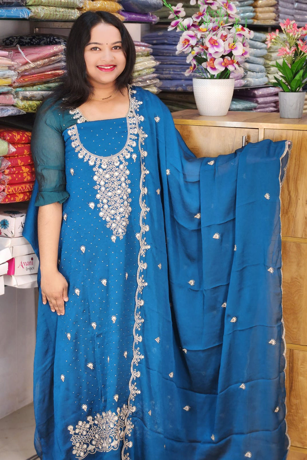 PREMIUM PARTYWEAR SALWAR SUITS @1295/- N2639