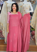 LUCKNOWI EMBROIDERY WORKED PURE GEORGETTE SALWAR SUITS @1495/-  N2800