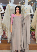 LUCKNOWI EMBROIDERY WORKED PURE GEORGETTE SALWAR SUITS @1495/-  N2800