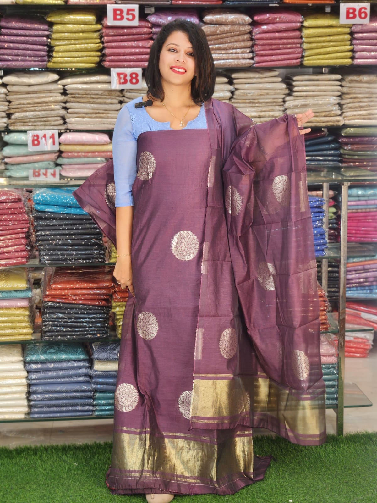 BUDGETED JAMDHANI SALWAR SUITS @840/- N2783