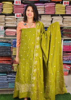 SOFT CHINON SILK SALWAR SUITS @799/-  N2693