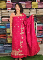 SOFT CHINON SILK SALWAR SUITS @799/-  N2693