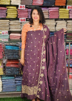 SOFT CHINON SILK SALWAR SUITS @799/-  N2693