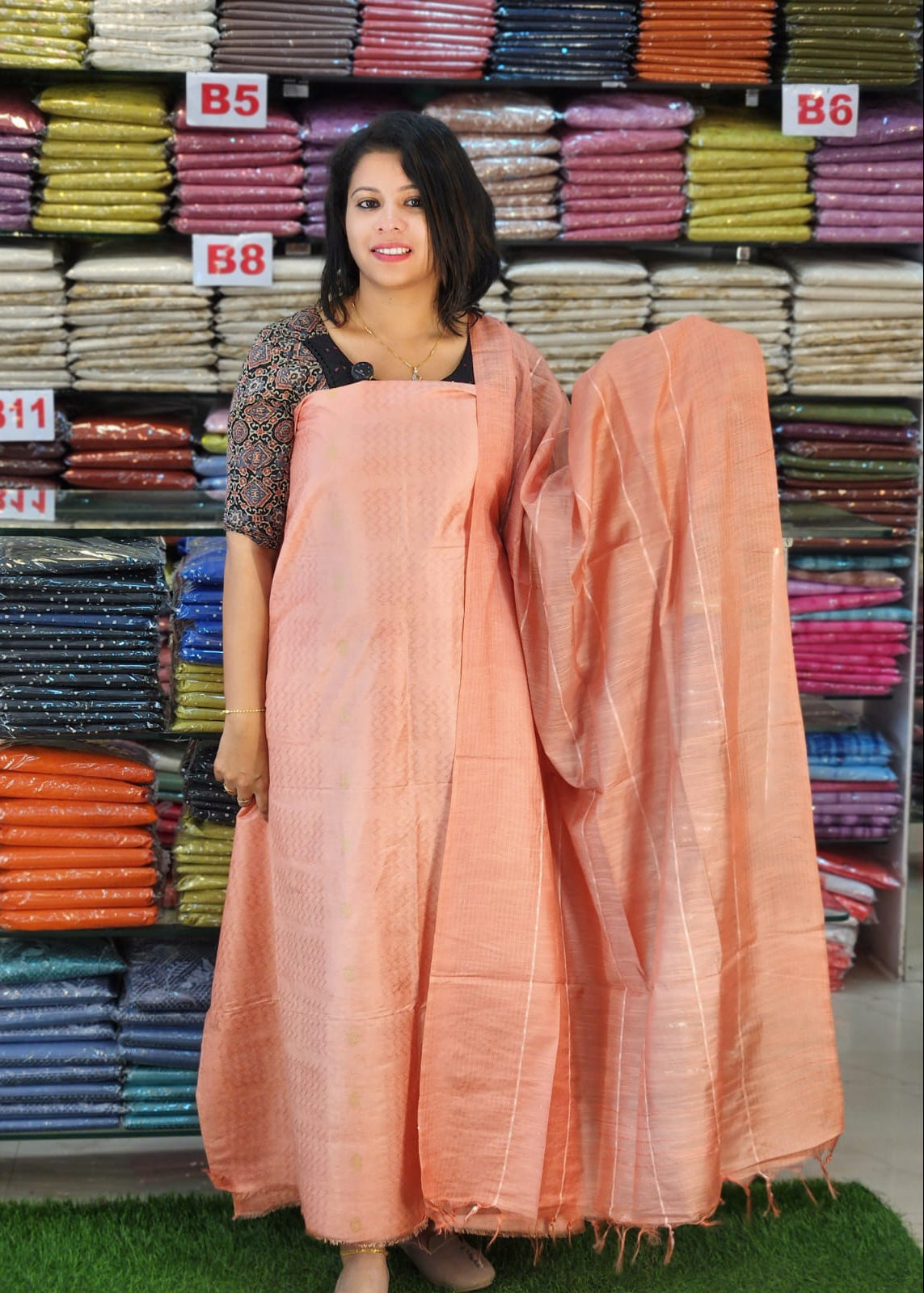 RESTOCKED SEMI TUSSER SALWAR SUITS @999/- N2805