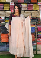 AWESOME CUT WORKED CHANDERI SALWAR SUITS @860/- N2807