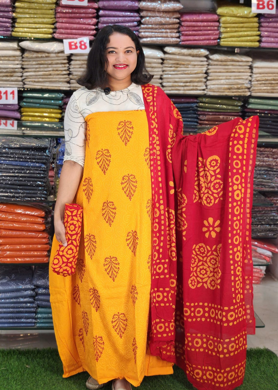 BUDGETED COTTON SALWAR SUITS @995/- N2751