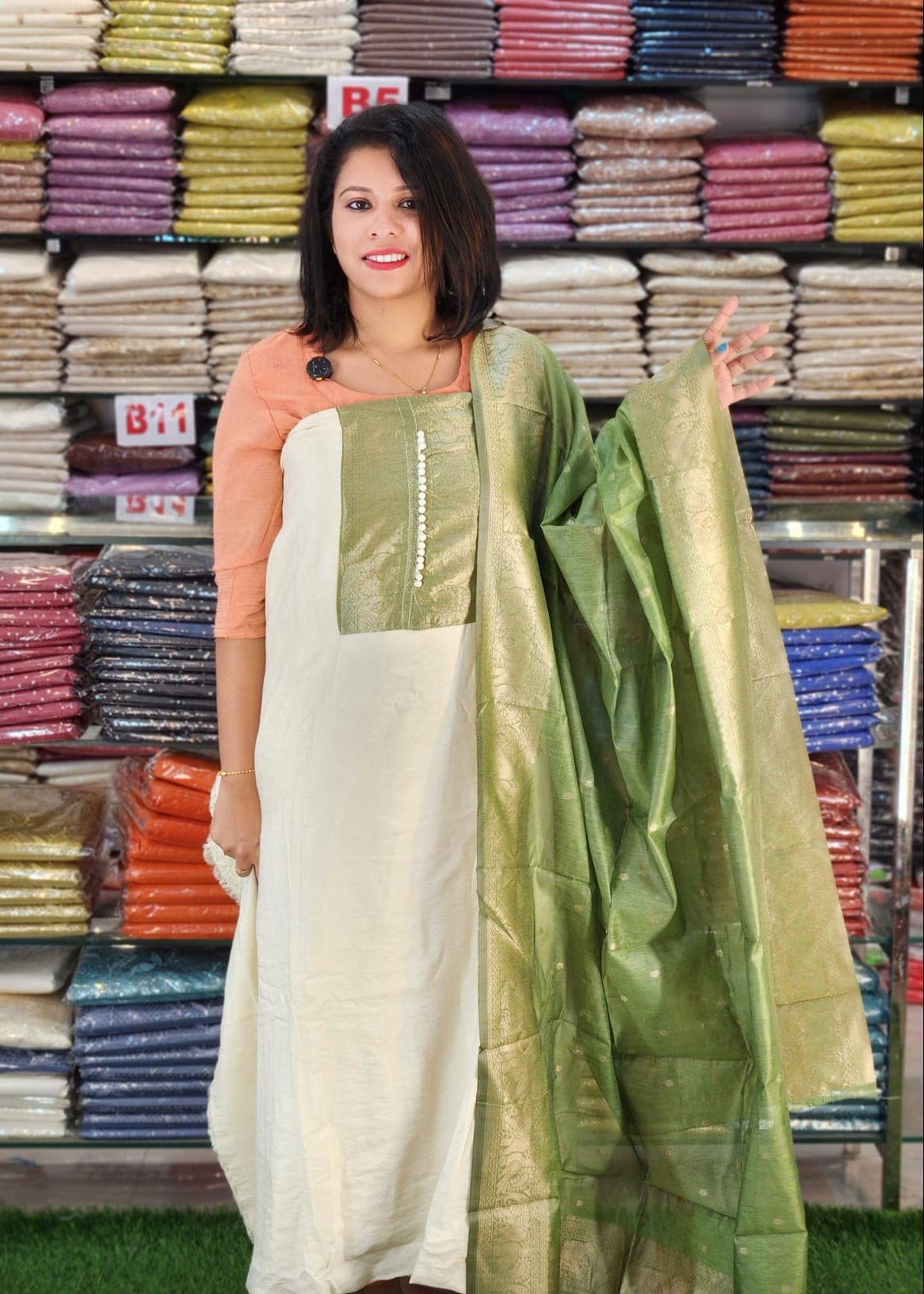 BUDGETED SEMI SILK SALWAR SUITS @795/- N2808