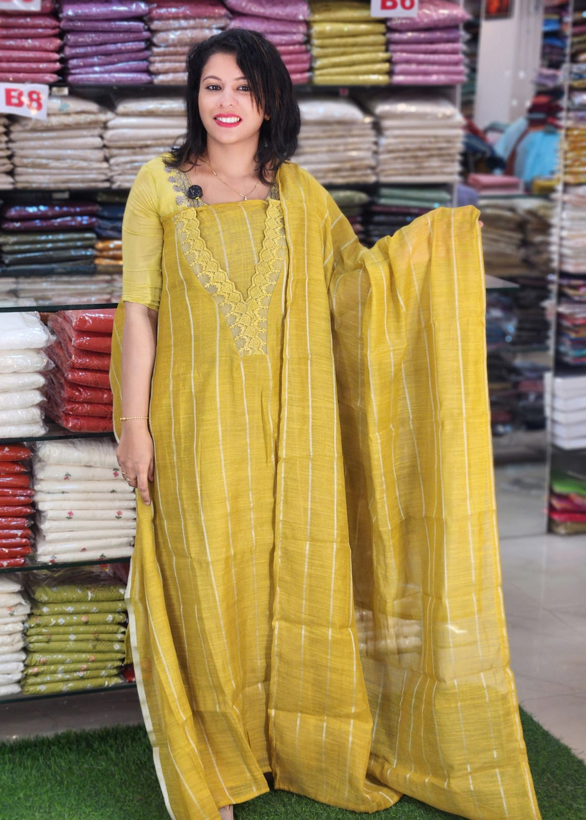 DEMANDED LINEN SALWAR SUITS @895/- N2814