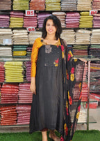 BUDGETED SEMI SILK SLWAR SUITS @840/- N2780