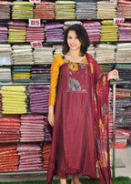 BUDGETED SEMI SILK SLWAR SUITS @840/- N2780