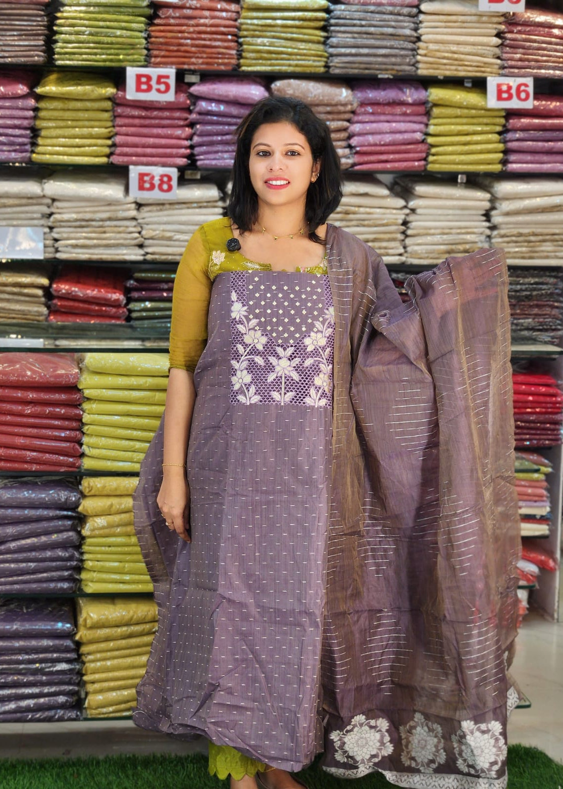 BUDGETED JAMDHANI SALWAR SUITS @999/- N2823