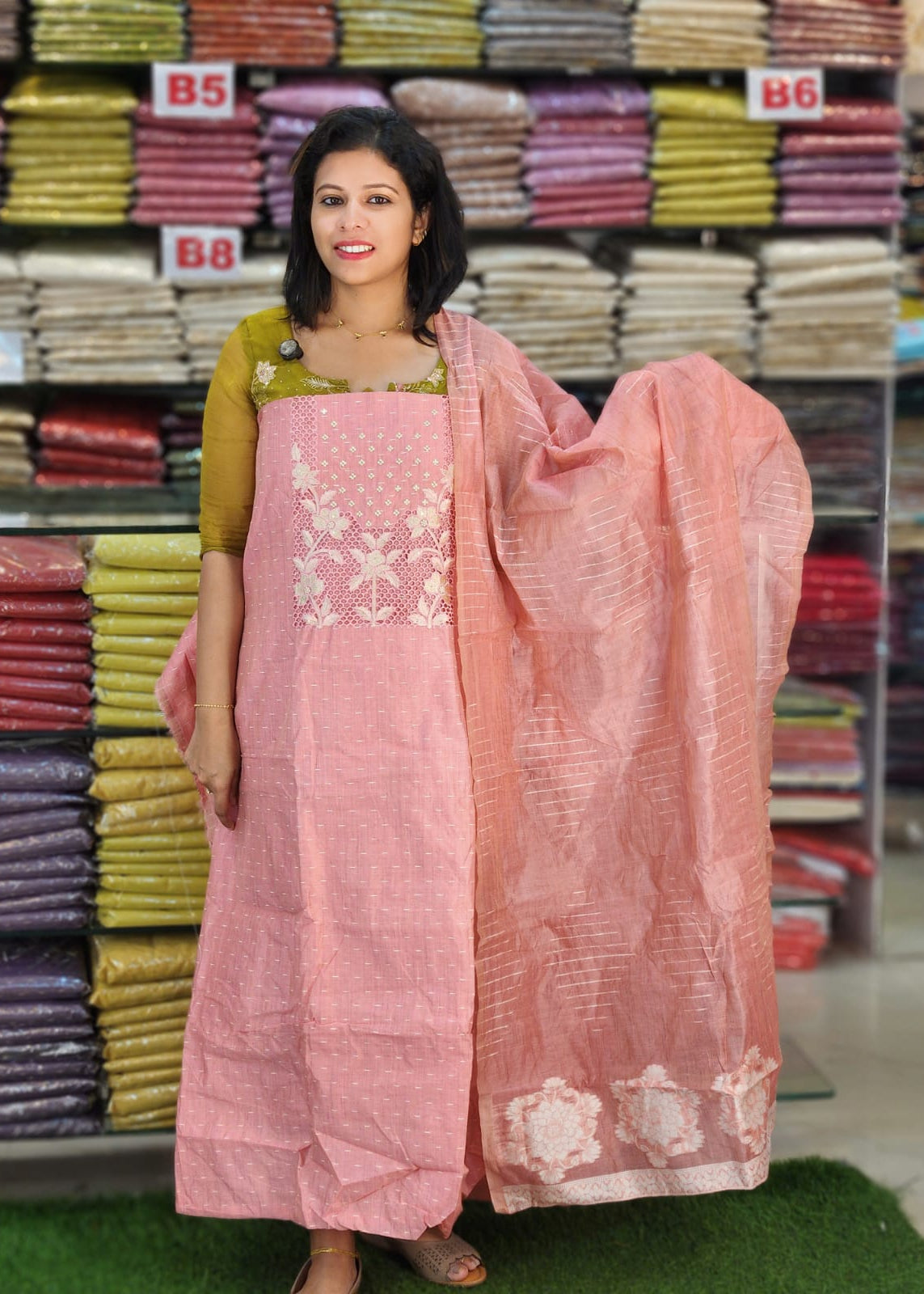 BUDGETED JAMDHANI SALWAR SUITS @999/- N2823