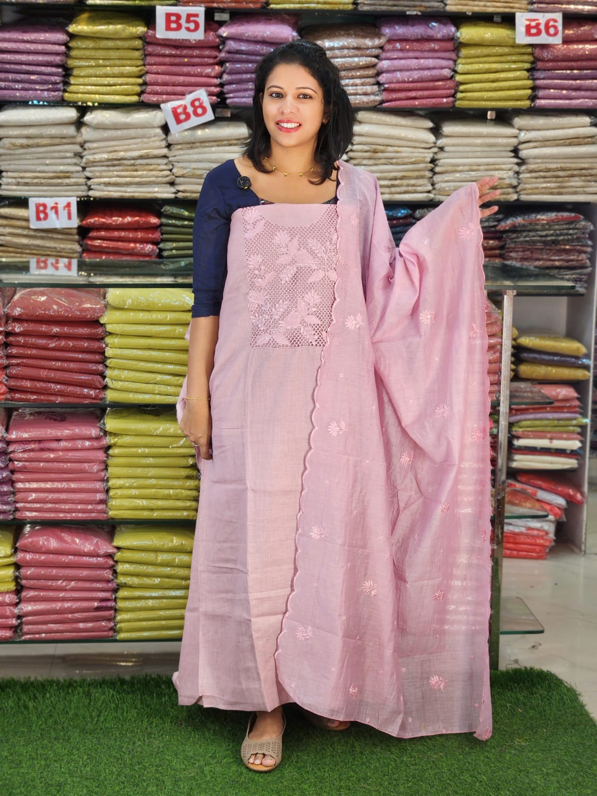 BEAUTIFUL LINEN SALWAR SUITS @1340/- N2752