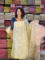 STYLISH CHANDERI SALWAR SUITS @1290/- N2833