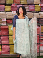 STYLISH CHANDERI SALWAR SUITS @1290/- N2833
