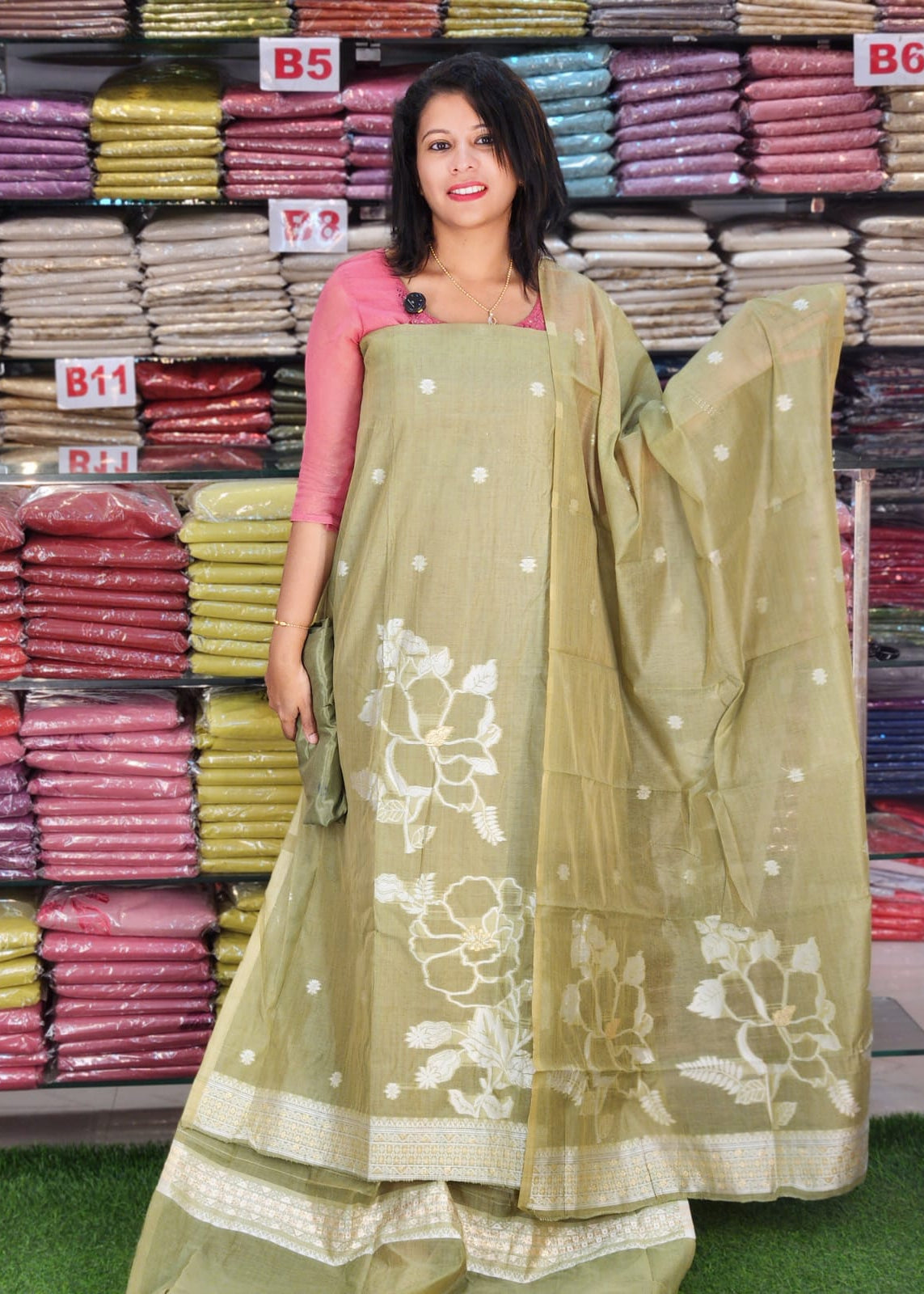 BUDGETED JAMDHANI SALWAR SUITS @999/- N2831