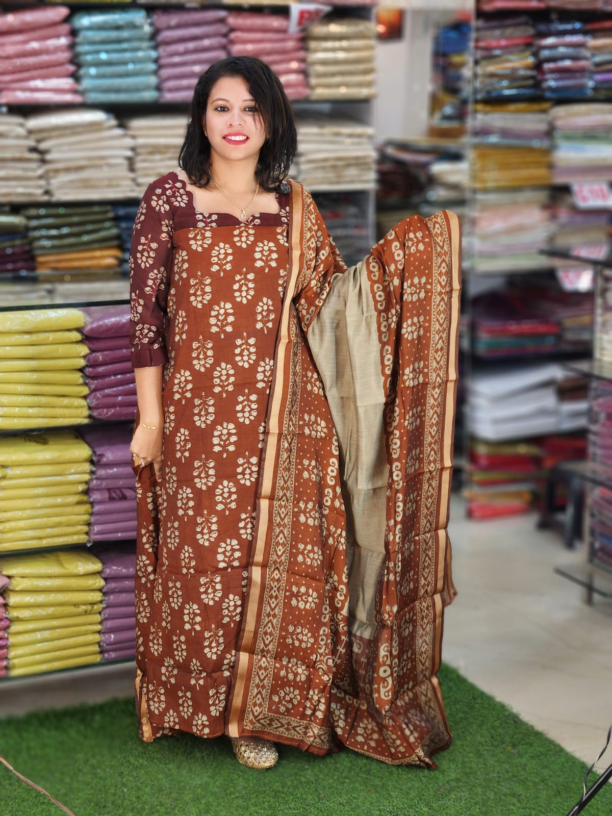 DEMANDED MAHESWARI SILK SALWAR SUITS @1199/- N2837