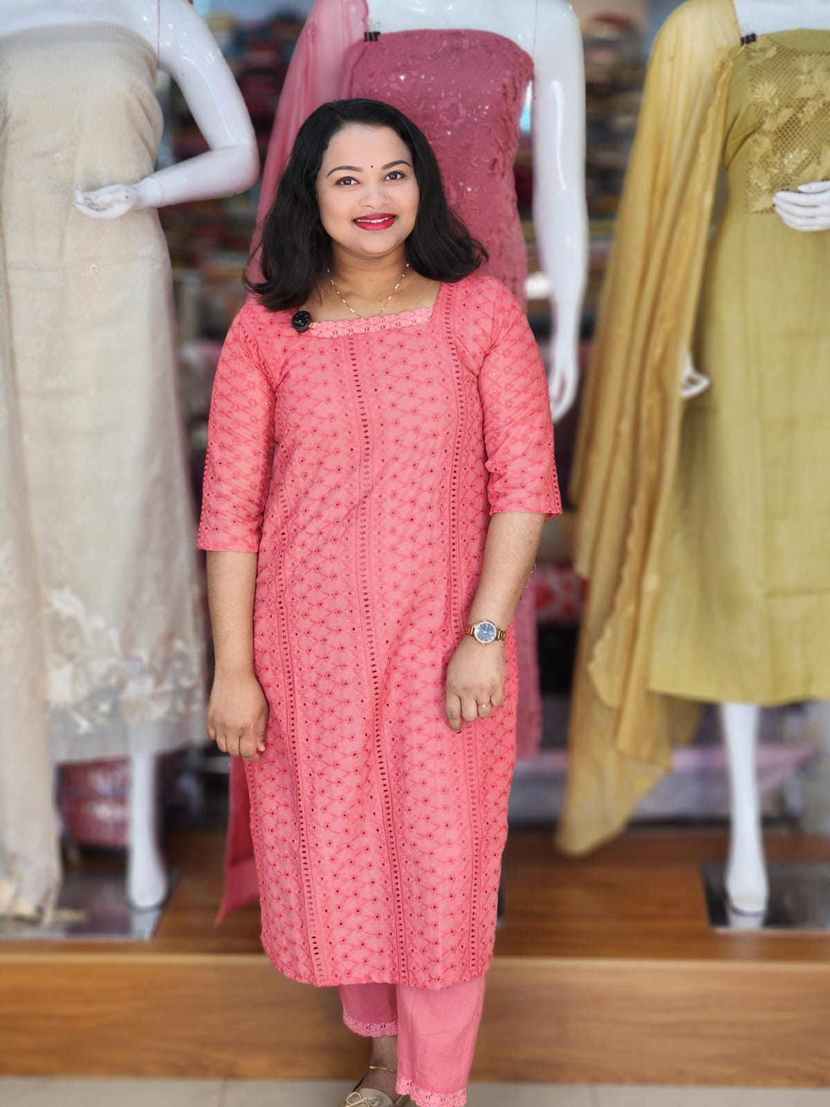 HEAVEY DEMANDED COTTON HACOBA CORDSET @1285/- N2841