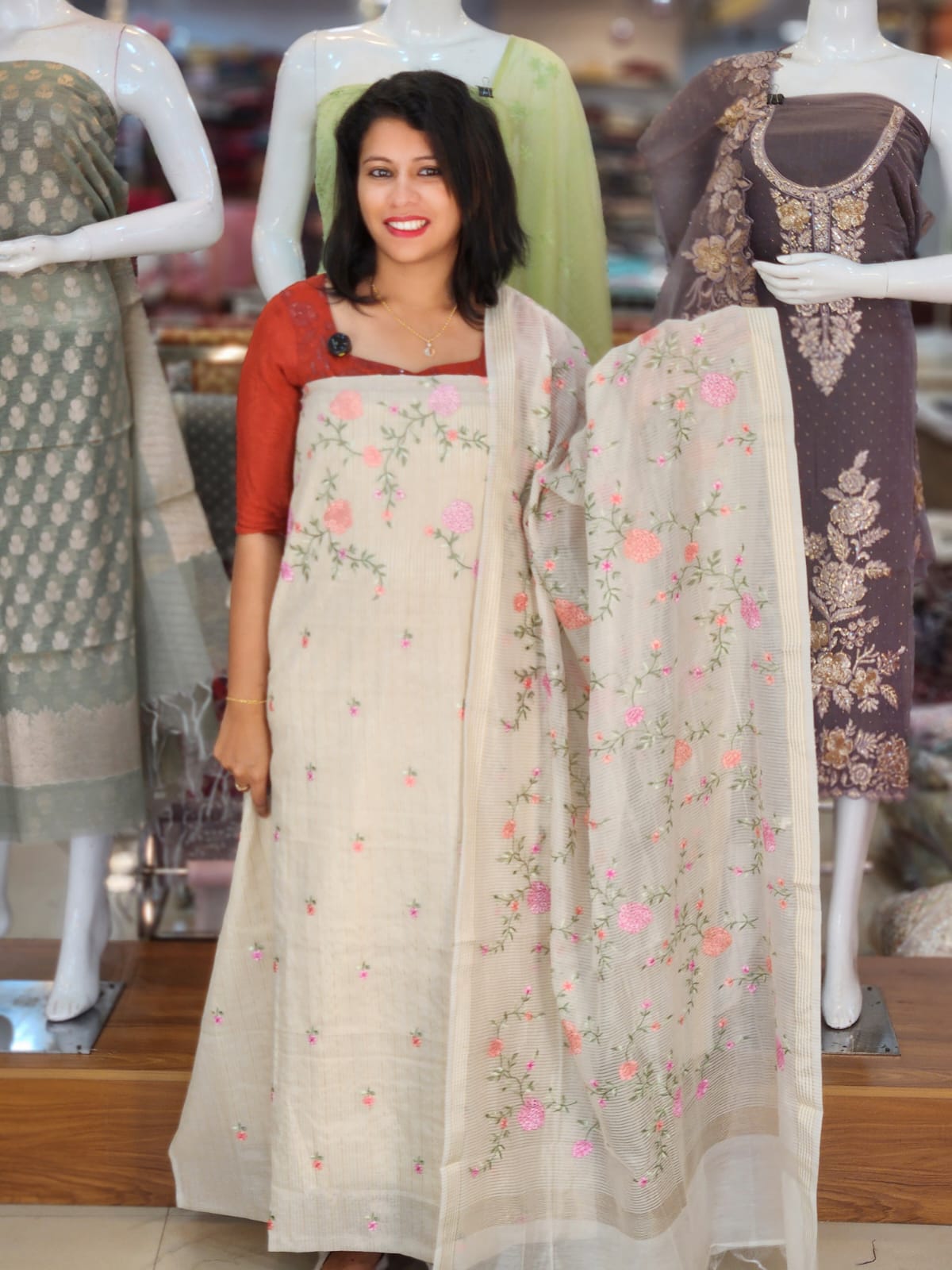 AWESOME BANARASI SALWAR SUITS @1890/- N2774