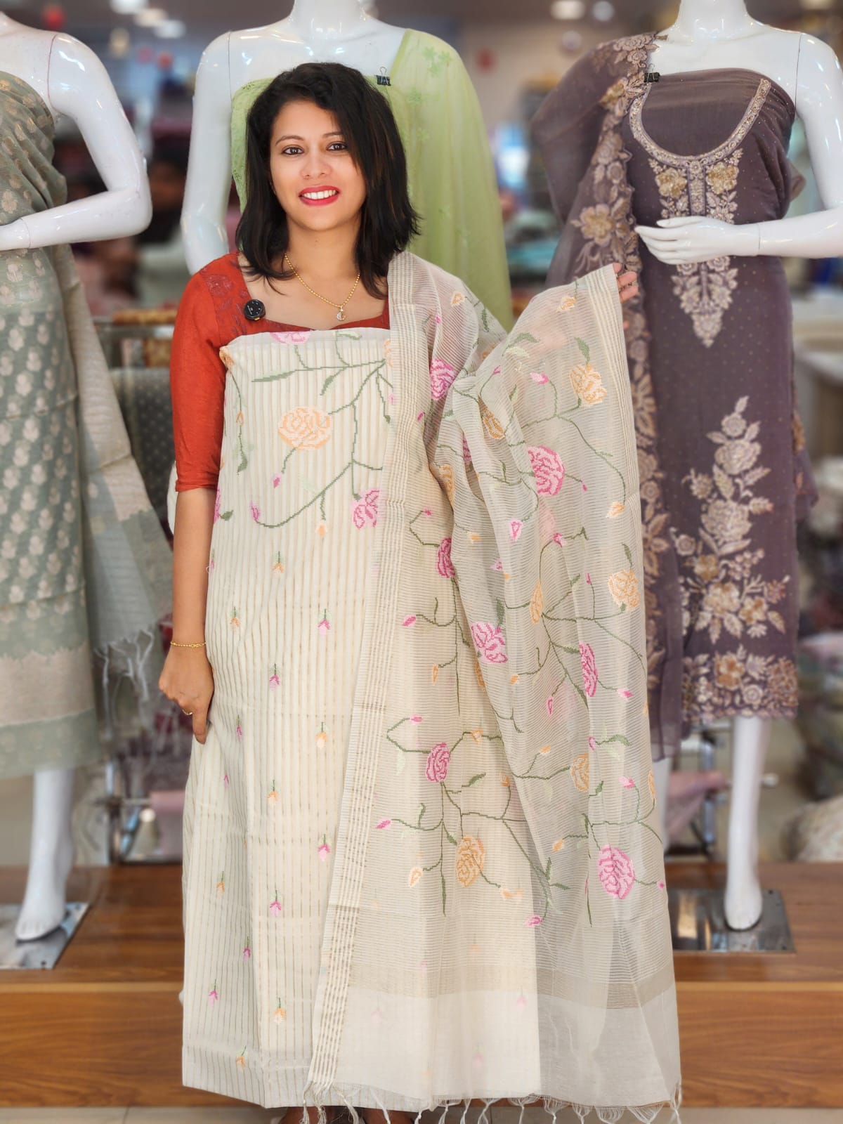 AWESOME BANARASI SALWAR SUITS @1890/- N2774