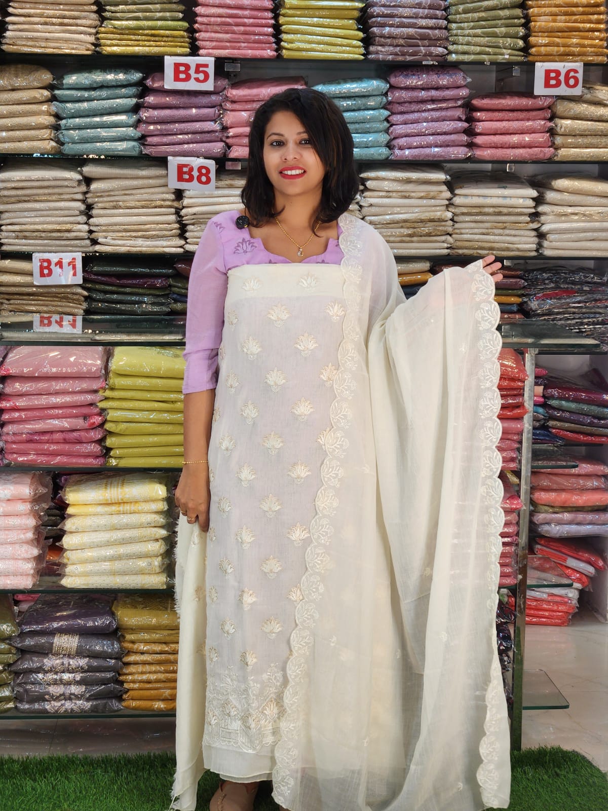 STYLISH MUL SHIFFON SALWAR SUITS @1340/- N2819