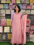 STYLISH MUL SHIFFON SALWAR SUITS @1340/- N2819